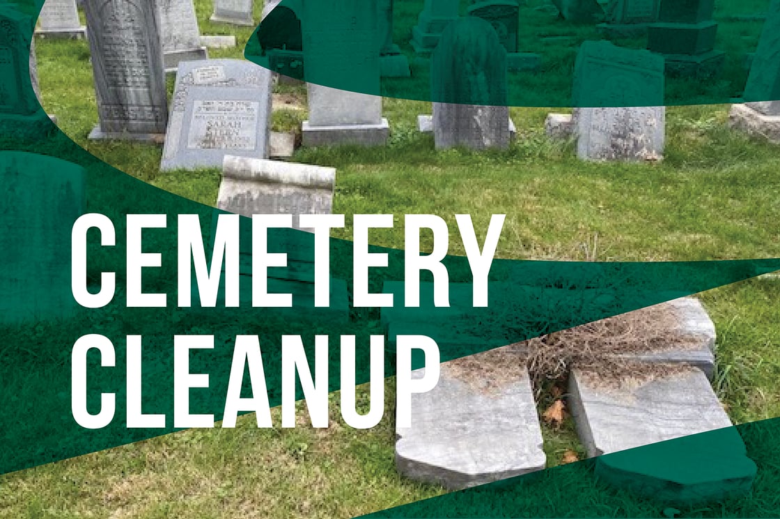 Cemetery Cleanup email header 0621