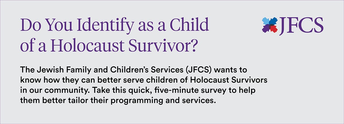 Holocaust Survivor Child Survey ad 0422 v2